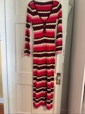 Vici | Dresses | Vici Embroidered Mesh Maxi Dress | Poshmark